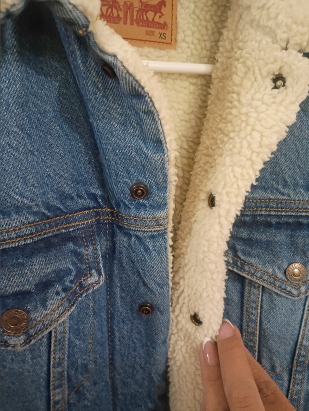 Levi's Blue Denim Jacket - Picture 7 of 13